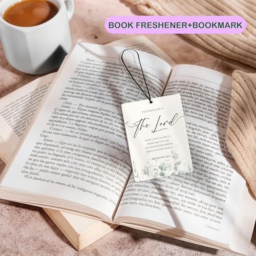 Image of Green Eucalyptus Christian Car Air Freshener, Botanical Bible Verses Air Freshener Hanging 3 Pcs for Cars Closet Drawer or Books, Religious Christian God Car Accessories Mirror Decor for Women