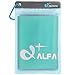 Cooling Towel for Instant Relief - 40" Long As Scarf - XL Ultra Soft Breathable Mesh Yoga Towel - Keep Cool for Running Biking Hiking Golf & All Other Sports, Waterproof Bag Packaging with Carabiner