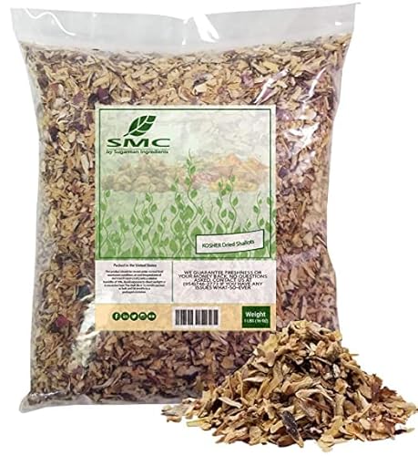 Dehydrated Vegetable Flakes 1 Lb + Dried Shallots 1 Pound #TOP1