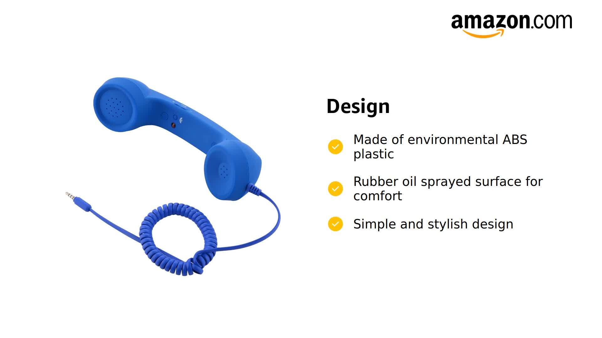 Amazon.com: CM Vintage Retro Telephone Handset Cell Phone Receiver