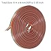 MECCANIXITY 1 Pcs 6 Pin Flat Rainbow Ribbon Cable 20 Ft 1.27mm Pitch Breadboard Jumper Wires for Electronic Projects