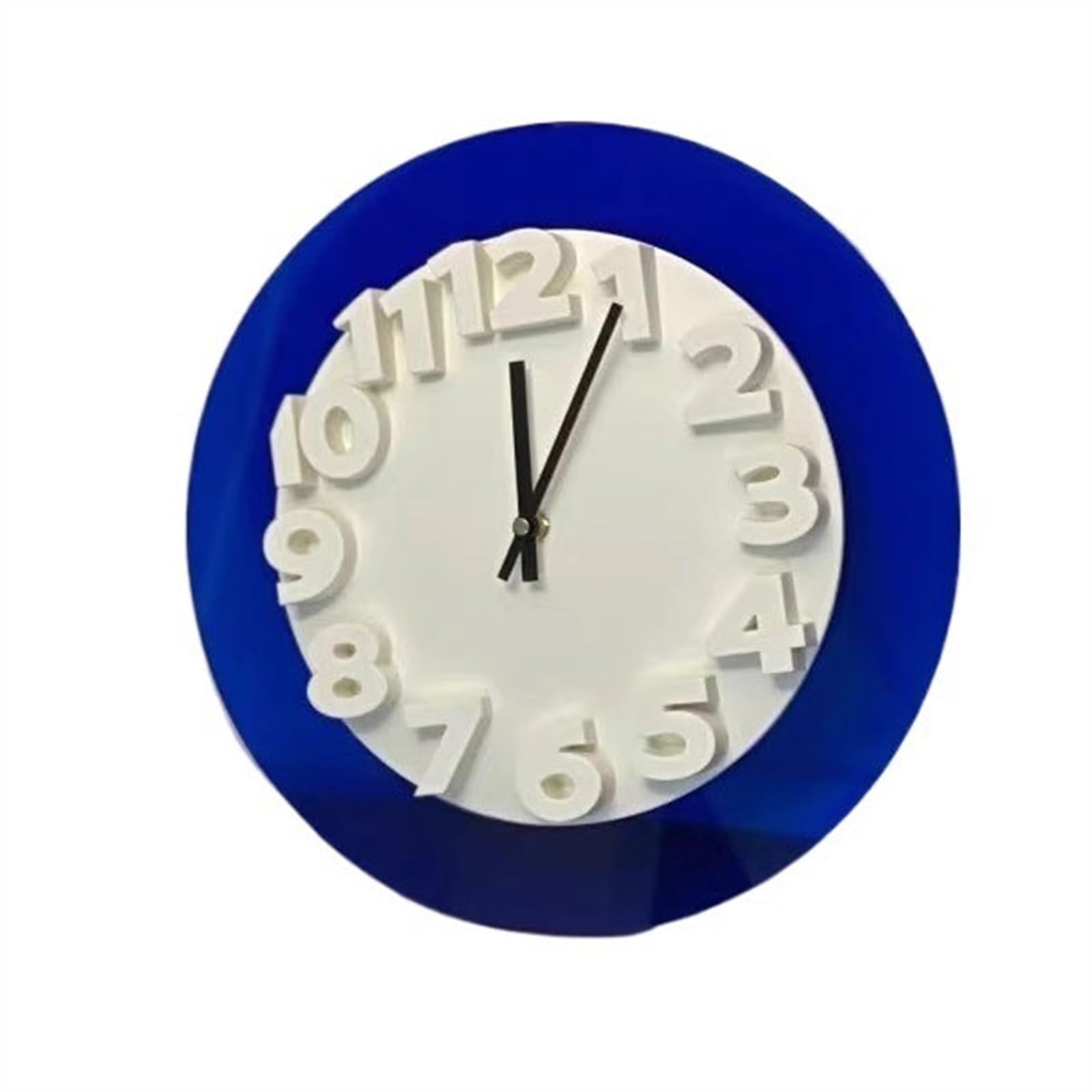 J9V4G6S3B5 Analogue Wall Clock Household Decorations Wall Clock Acrylic Living Room Luxury Fashion Modern Decoration for Room Decoration(Blue)