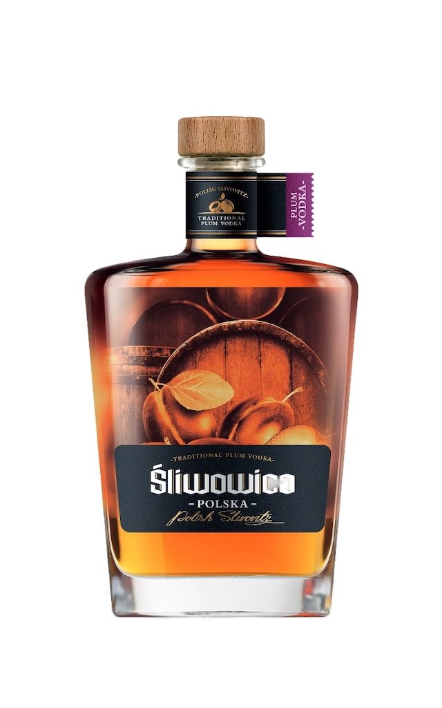 1233 Sliwowica Polska, Pflaumen-Wodka Slivovitz aus Polen, 0,7 L, 63% Vol.