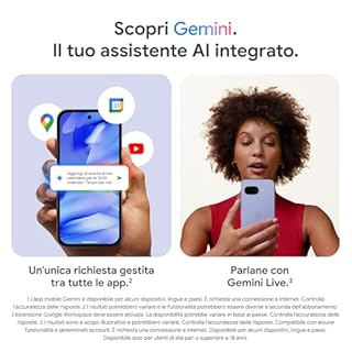 Google Pixel 9a – Smartphone Android sbloccato con fotocamera AI, batteria che dura tutto il giorno e funzioni di sicurezza avanzate – nero ossidiana, 128GB