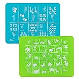 Brinware Placemat Set - ABC & 123 - Blue/Green