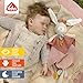 Fehn Schmusetuch Hase – Spielkamerad und Stofftier-Schnuffeltuch aus Baumwolle – Kuscheltuch mit Schnuller-Befestigung – für Babys und Kleinkinder ab 0+ Monaten
