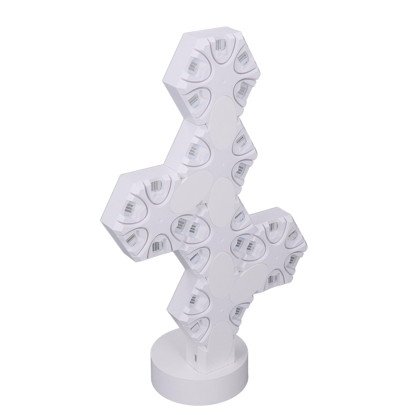 EVGATSAUTO LED Hexagon Wandpanel Set, 6 RGB Panels, Gaming Beleuchtung mit Fernbedienung, Stimmungslicht für Wohnzimmer