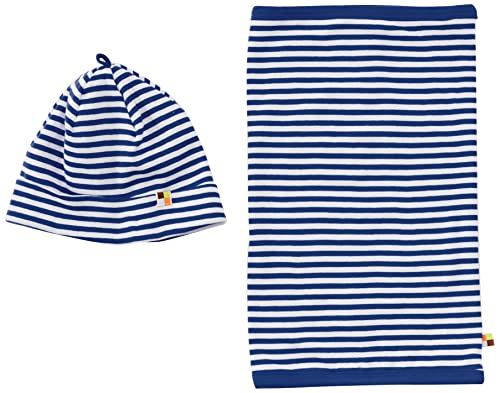 Boina para niños unisex y bufanda tubular azul ultramar ideal para jugar al aire libre