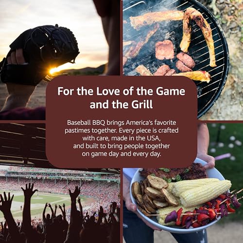 Baseball BBQ Tabla para Cortar en Forma de Home Plate 12" miniatura 5