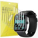 Blueshaweu IDW25 - Pellicola protettiva per Smart Watch, confezione da 6, copertura completa, in TPU, trasparente, compatibile con smartwatch WNH IDW25 da 4,6 cm e smartwatch IDW25 (confezione da 6)