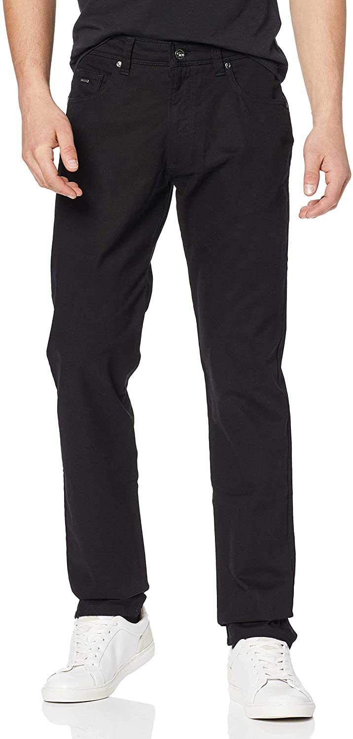 bugatti Men's 3020-76101 Loose fit Jeans, Black (Black 290), W35/L34