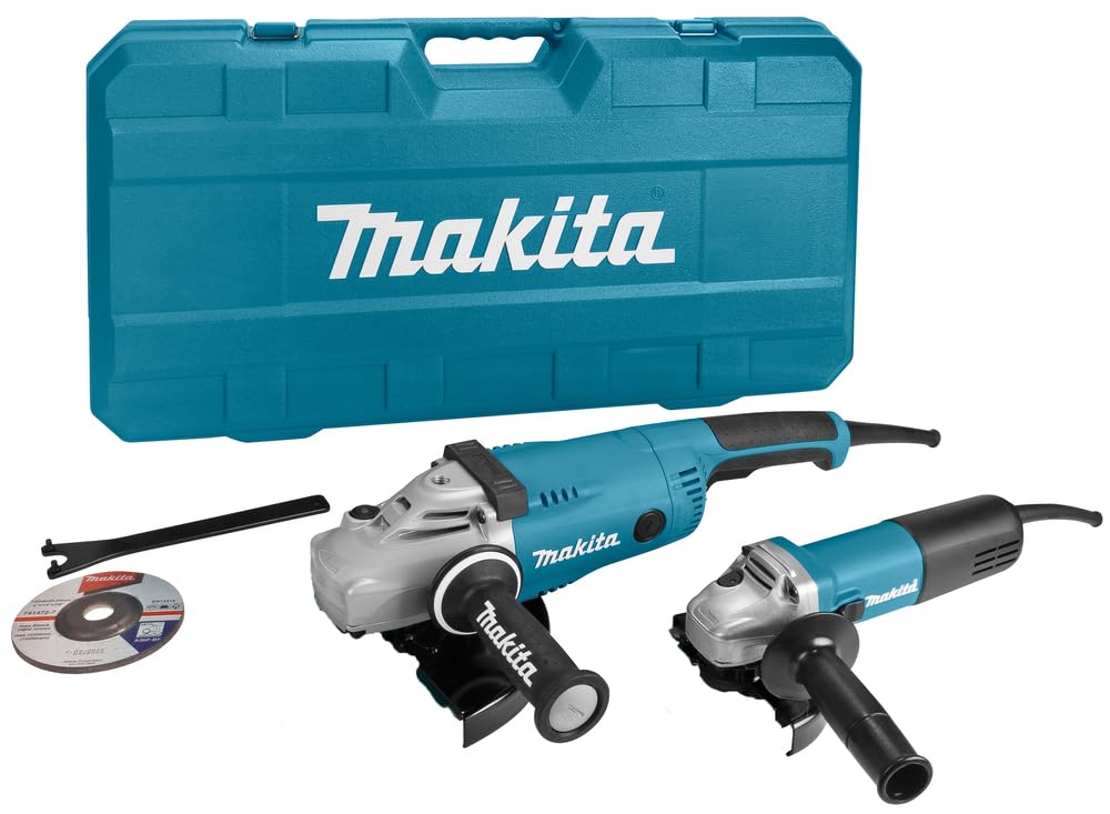 Lot de 2 meuleuses filaires GA9020 et 9558HNRG - MAKITA DK0053G