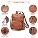 BotaRove Backpack Purse for Women, Vegan Leather Fashion Backpack Purse, Multi-Pocket Shoulder Designer Handbag for Travel, Work