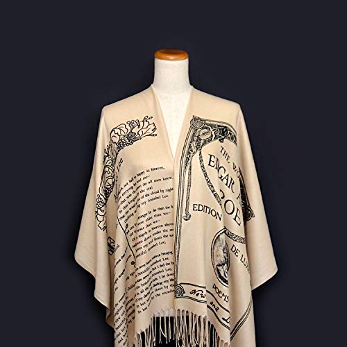 Annabel Lee by Edgar Allan Poe Shawl Scarf Wrap4