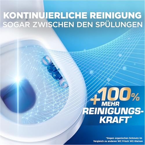 WC Frisch Selbst Aktiv Chlor Blauspüler (10er), 4in1-Klosteine Einhänger – Ansicht 5