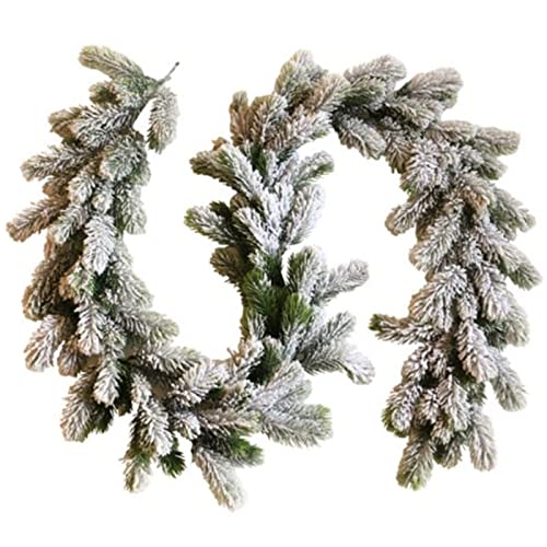 Guirlande de Noël 180 cm de pin et cyprès artificiels pour décor extérieur