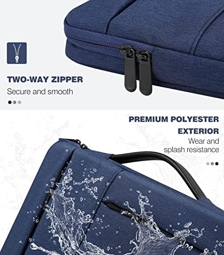 MoKo Sleeve Case for 13.3-14 Inch Laptop,Tablet Handle Carrying Bag Fit Galaxy Tab S8 Ultra 14.6",Macbook Pro M1 Pro/M1 Max 14.2 2021 13.5" Surface Laptop 1/2/3/Pro 8,14" Flex 4/Flex 6,Chromebook s330