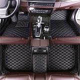 WITH001 Auto FußMatten Leder FüR VW Golf Sportsvan 2015-2017 Fussmatten Allwetter Wasserdicht rutschfeste Matten-Floor mats