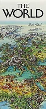 Map World Folded Map Unique Media Book