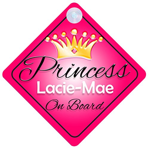 Principessa lacie-mae on Board personalizzato Girl...