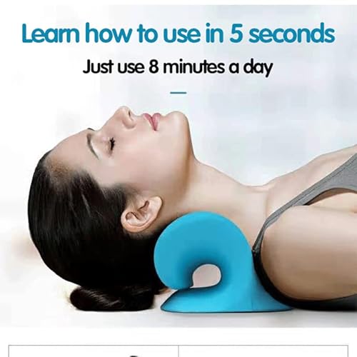 Relaxante para pescoço e ombro, dispositivo de tração cervical para alívio da dor e alinhamento da c