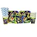 Cedar Crate Market Bundle: Teenage Mutant Ninja Turtles Party Pack for 16 Guests: Straws, Plates, Napkins, and Cups (Bundle for 16)