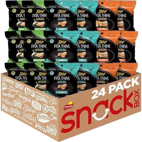Stacy's Variety Pita Chips, 1oz, 24 pouches