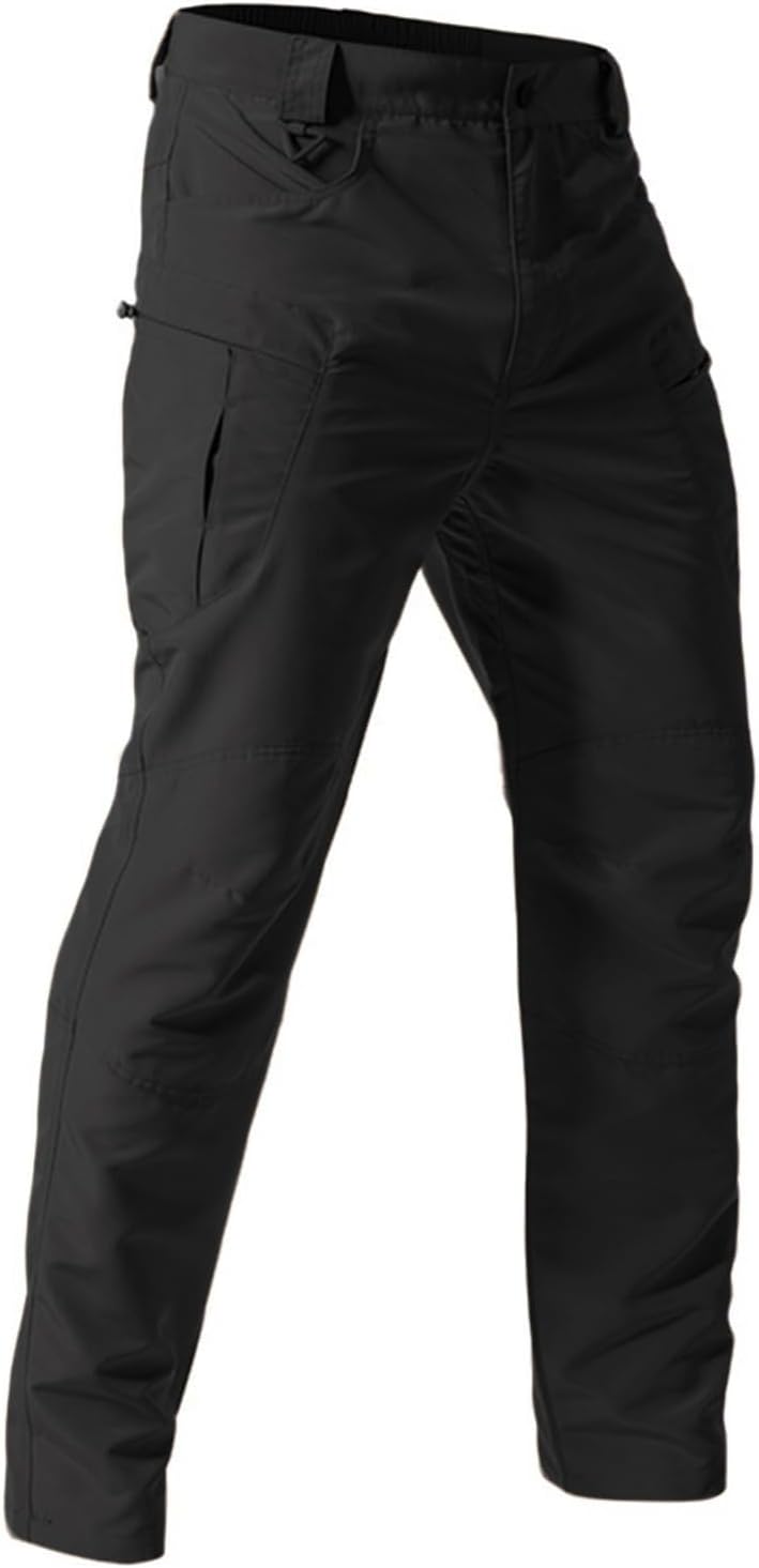 Men's Stretch Tactical Pants,Water Resistant Ripstop Cargo Pants,Lightweight Outdoor Work Hiking Pants with Pockets(No Belt) - Image 6