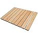 Castelmerlino Pedana Doccia Legno 55 X 68 in Massello Antiscivolo per Piatto Doccia 70 X 90