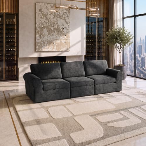 Image of Maywish 108 inch Sectional Boneless Couch, Cloud Sofa for Living Room