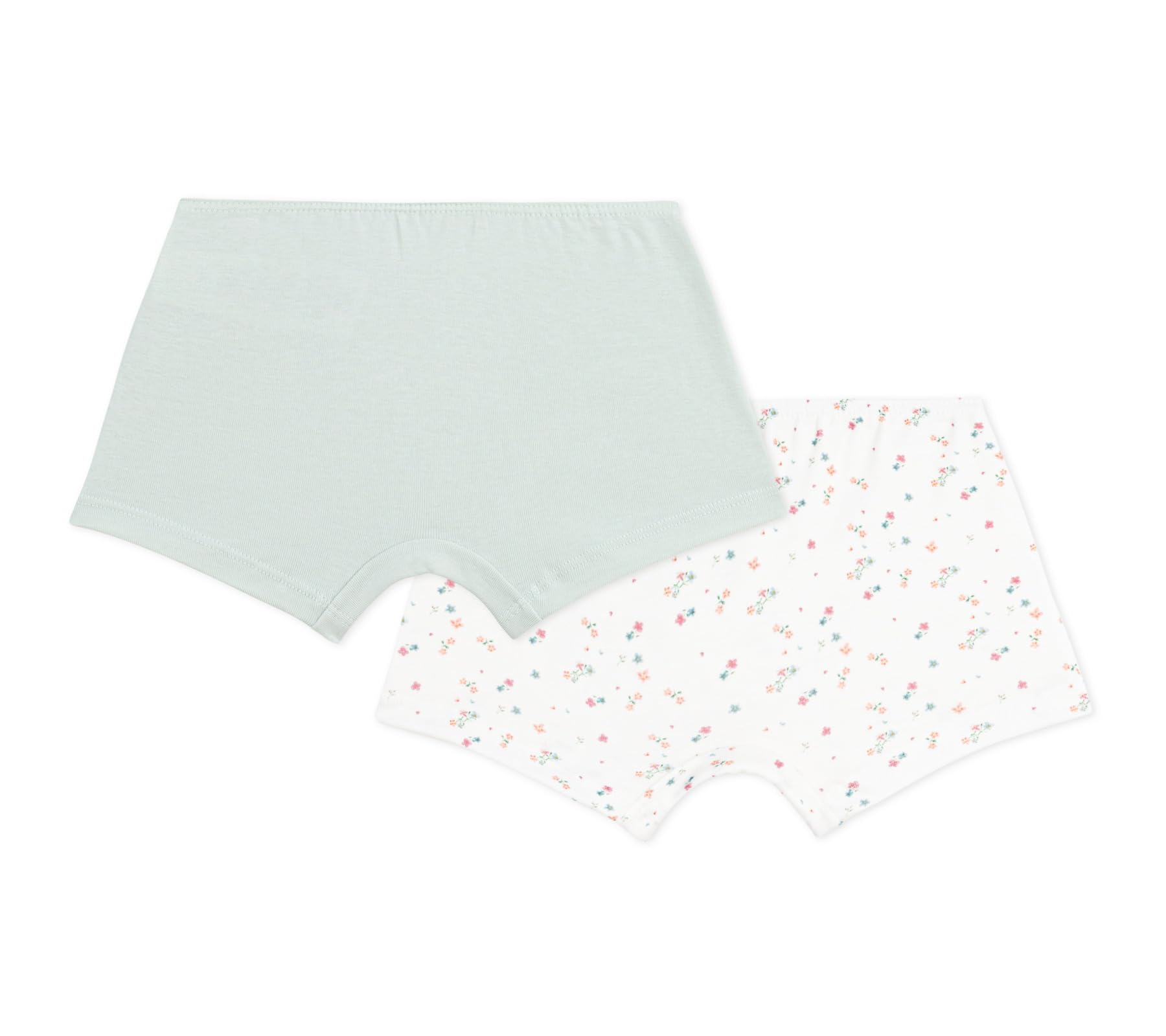 Petit Bateau 2 Shorties Unterwäsche für den Tag, Mehrfarbig, 12 Jahre