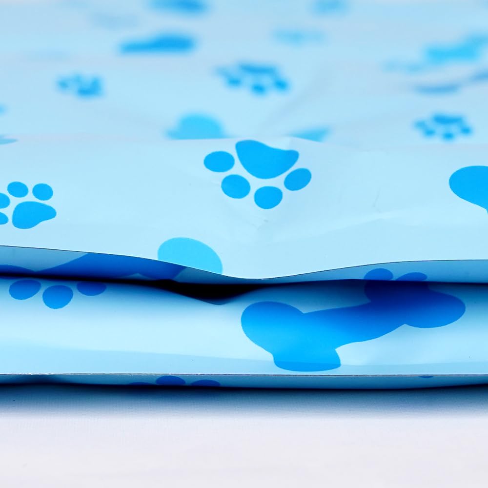 Tappetino rinfrescante per cani, tappetino di raffreddamento per animali di compagnia, tappetino rinfrescante per animali (blu) 50 x 65 cm)