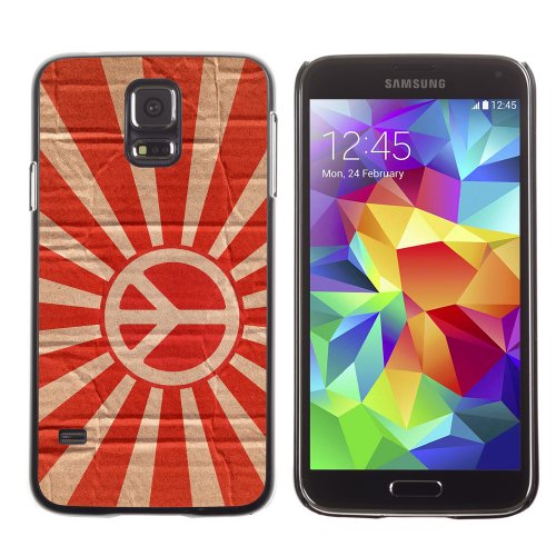 Designer Depo Hard Protection Case for Samsung Galaxy S5 / Rising Peace Sign