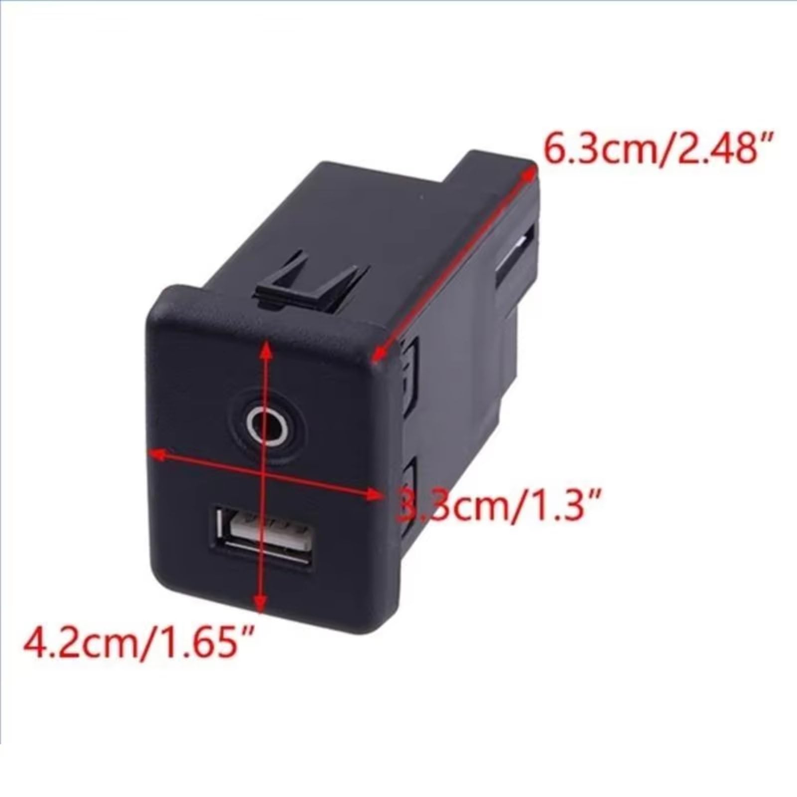 Adattatore interfaccia AUX USB per Auto, per Adattatore Ingresso AUX USB per Auto 13599456, per modulo Presa Caricatore, per sostituisce Accessori