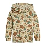Free Fly Toddler Shade Hoodie - UPF 50+ Sun Protection Moisture Wicking, Breathable Bamboo Viscose Long Sleeve Kids Shirt - Vintage Camo, 2 Years