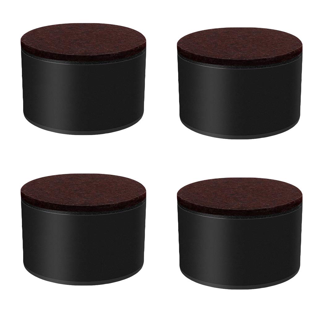 Elevadores redondos de 80mm para ganar espacio bajo la cama y limpiar mejor el suelo