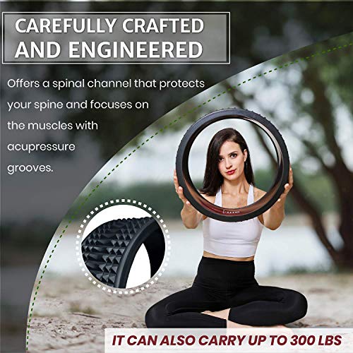 Realign Back Wheel: Trigger Point, Yoga Wheel, Foam Roller, Deep Tissue, Back Massager, for Mobility and Back Pain Relief - Image 6