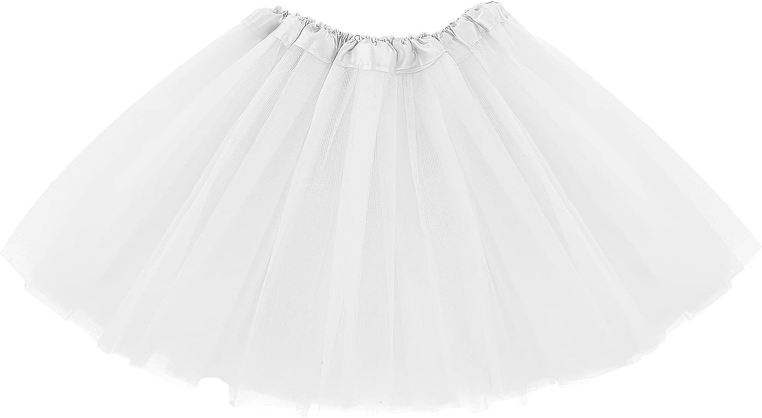 THE WHITE SHOPTutu Skirt for Girls, Girls Tutu Kids Dress Layered Tulle Tutu 4 Layer Tulle Tutu Girls Ballet Dress Up Kids Tutu Tulle Tutu Skirt Diaper Cover Tutu Skirts Toddler Tutu Skirt