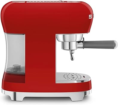 SMEG ECF02RDEU Siebträger Espresso-/Kaffemaschine Rot,6