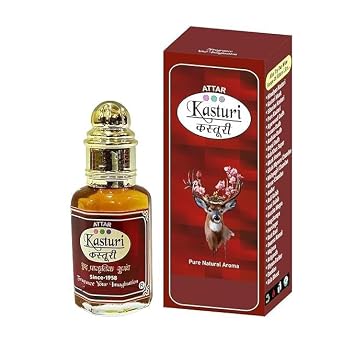 VED 0.40floz_12Ml | Attar For Men|Women Real Kasturi With Kasturi Days Combination 24 Hours Long Lasting Musky Fragrance,Oil Rollon Pack