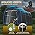 Wisteria Lane Heavy Duty Carport with 4 Cloth Bags, All-Weather Portable Garage with 2 Roll-up Doors, Car Canopy Storage Shelter Shed for Cars, Truck, or Garden Tools, 10' x 15'