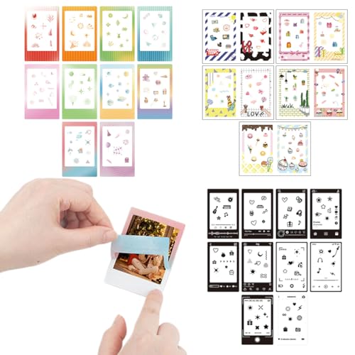 FENQURO Pegatinas para fotos, 30 unidades, bonitas minipelículas