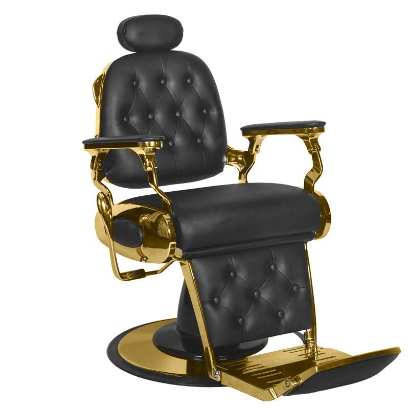 Gabbiano Francesco Gold - Sedia da barbiere da barbiano