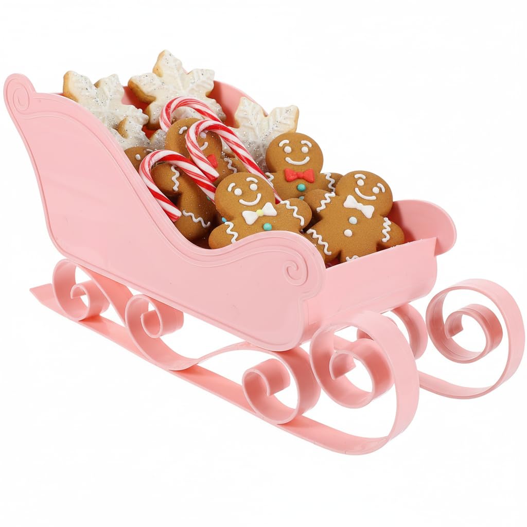 Amazon.com: Housoutil Santa Sleigh Decor, Christmas Sleigh