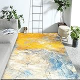 Super weich und bequem: Dieser moderne Teppich ist maschinell gewebt mit atmungsaktiver Spitze aus Kunststoff Anti-Rutsch-Unterseite, die verhindert, dass der Teppich verrutscht. Superweiches, bequemes und hautfreundliches Korallen-Fleece, fusselfrei, fördert ein unglaublich weiches Gefühl unter den Füßen. Sorgen Sie für Sicherheit und Gesundheit