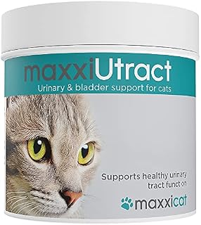 maxxipaws maxxiUtract Urinary and Bladder Supplement for Cats to help Prevent UTI Recurrence and Support Optimum Urinary Tract Health  Cranberry Powder 60g