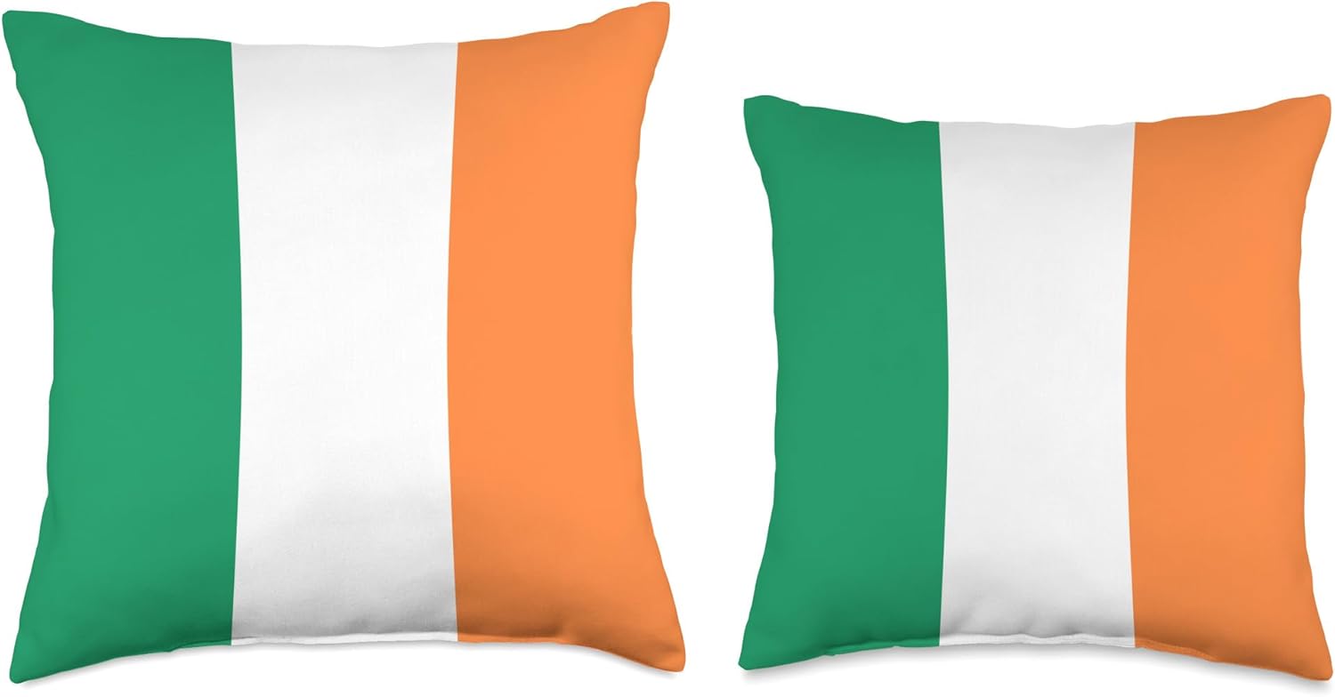 Ireland Flag Irish Flag Throw Pillow