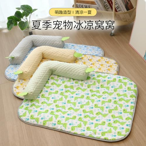 Tapis de couchage pour chat bleu océan contre la chaleur - 4