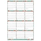 2025-2026 Calendar - Yearly 2025-2026 Wall Calendar. July 2025 - June 2026, 22.4''x34.6, Paper Folded Wall Calendar 2025-2026, Large Wall Calendar 12 Month One
