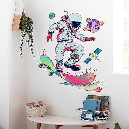 Vinilo Decorativo Astronauta RoyoLam 2 Hojas 60x44 cm miniatura 1
